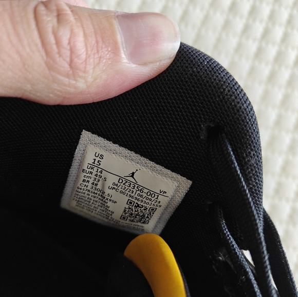 Nike Air Jordans 38 Aqua Sneakers - Picture 5 of 6